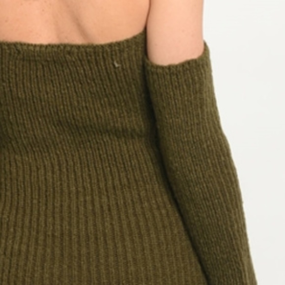 OFF SHOUDLER KNIT DRESS - Picture 3 of 3